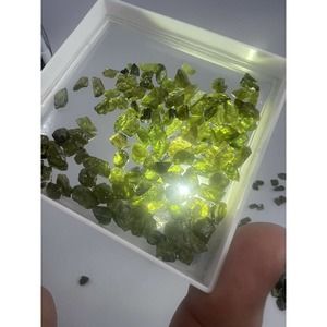 650Ct epidote Crystal 6-12mm Full Lot Bulk Pakistan